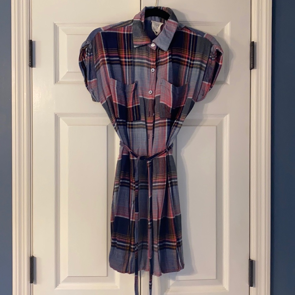 Soft plaid dress
